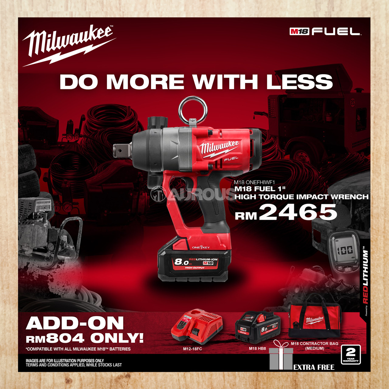 Milwaukee M18 Fuel One Key 7/16" Hex High Torque Impact Wrench (Bare Tool) – Model 2865-20