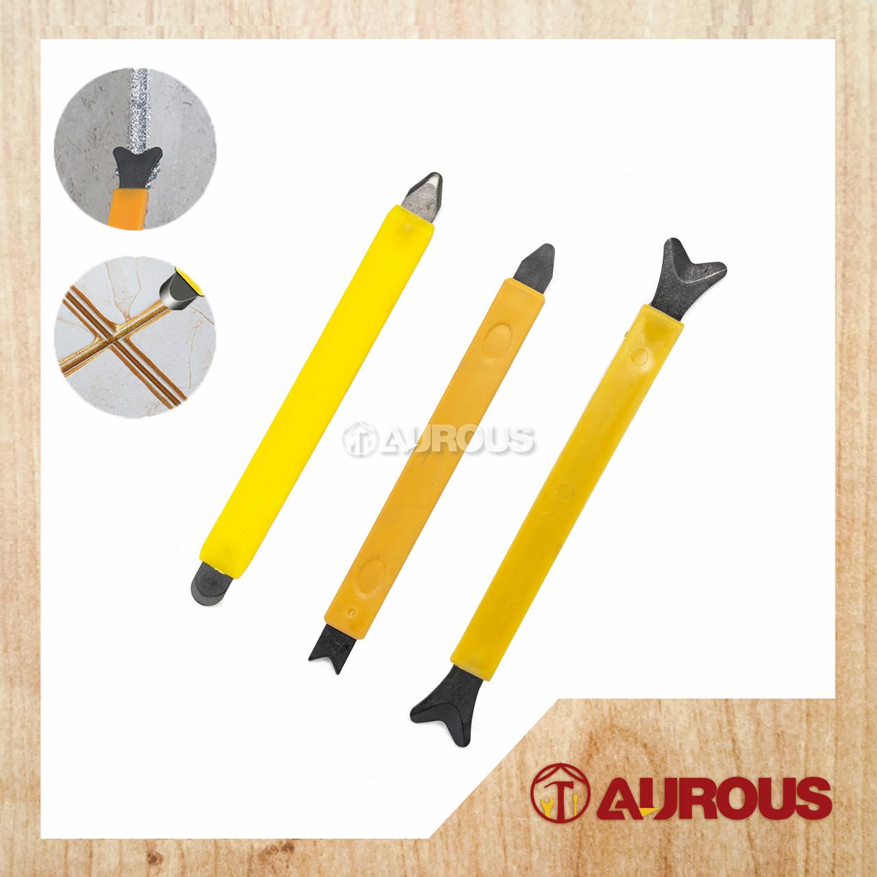 1 PIECE - TUNGSTEN STEEL DUAL HEAD CAULKING SCRAPER TILE GAP GROUT TOOL ...