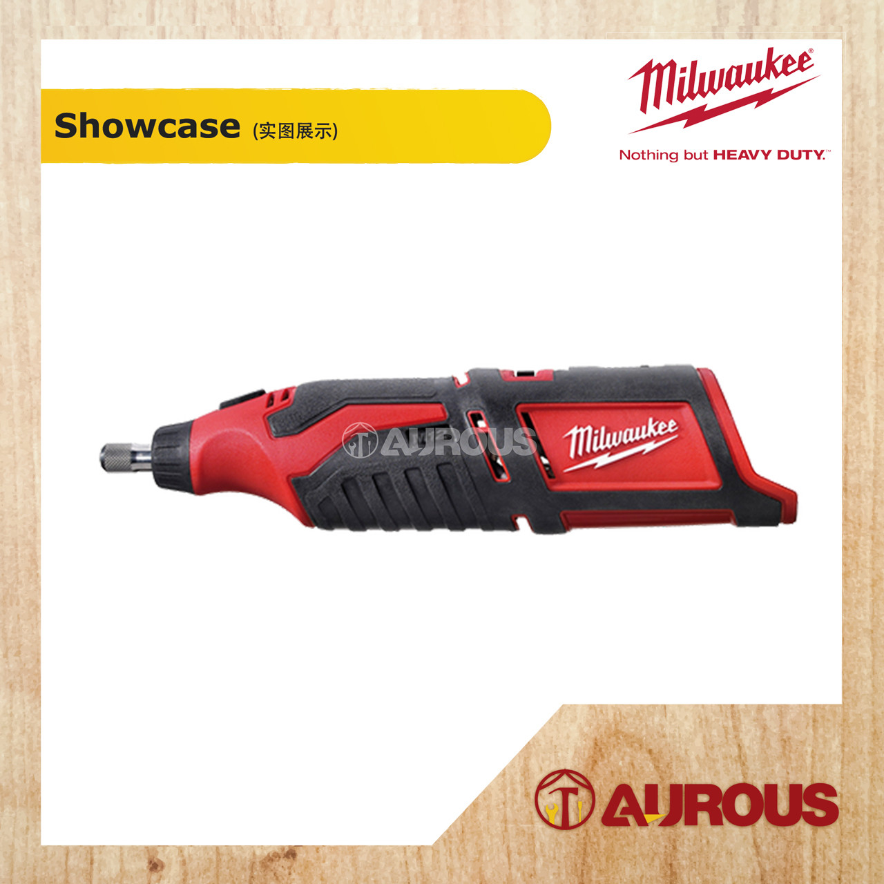 Milwaukee C12RT-0 M12 Compact Rotary Tool, 12 V, Rood & Zwart