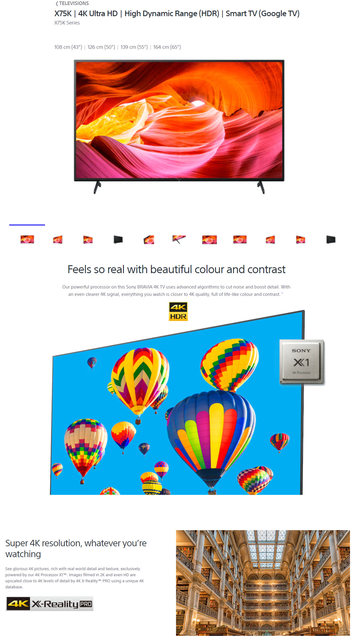 Sony Bravia TV X75K MSL Digital Online Store