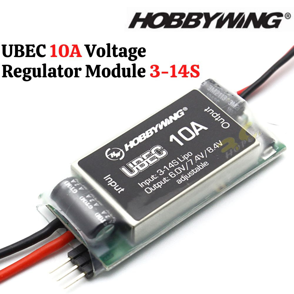 Hobbywing UBEC 10A Voltage Regulator Module 314S 6 / 7.4 / 8.4V 10A