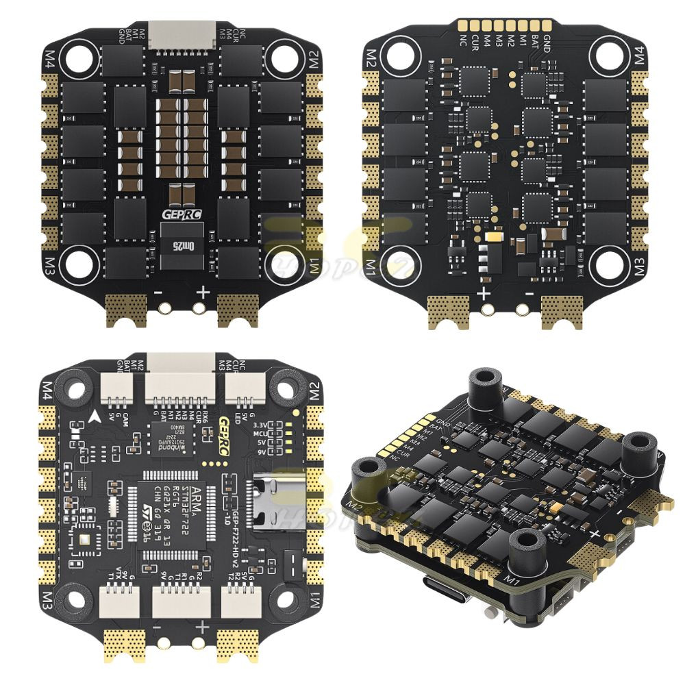 Geprc Vapor-X5 X6 Hd O3 Fpv 2407E 1750Kv 60A 4In1 Esc F722 V2 Fc -Performance Style Grace Rc Quadcopter Style Drone main image 1