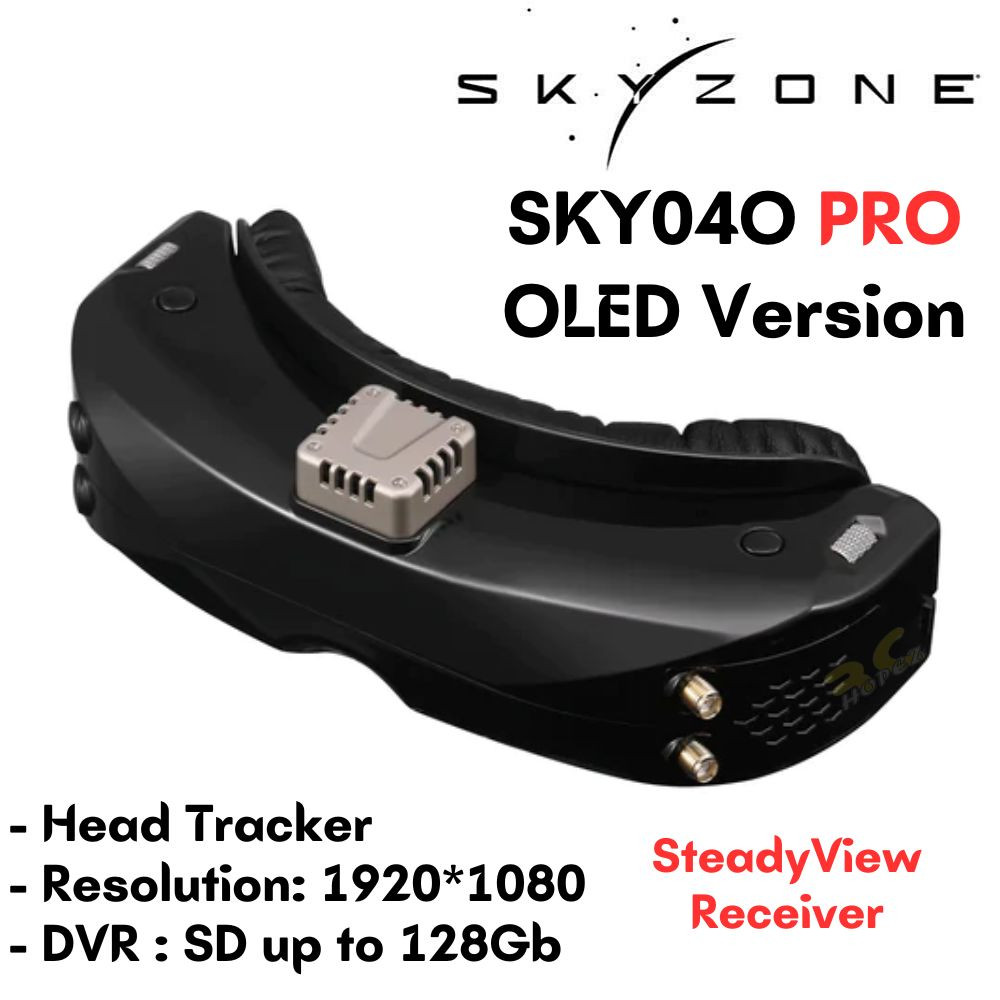 Skyzone SKY04O PRO FPV Goggles with OLED Screen 60FPS DVR 5.8Ghz 48CH ...