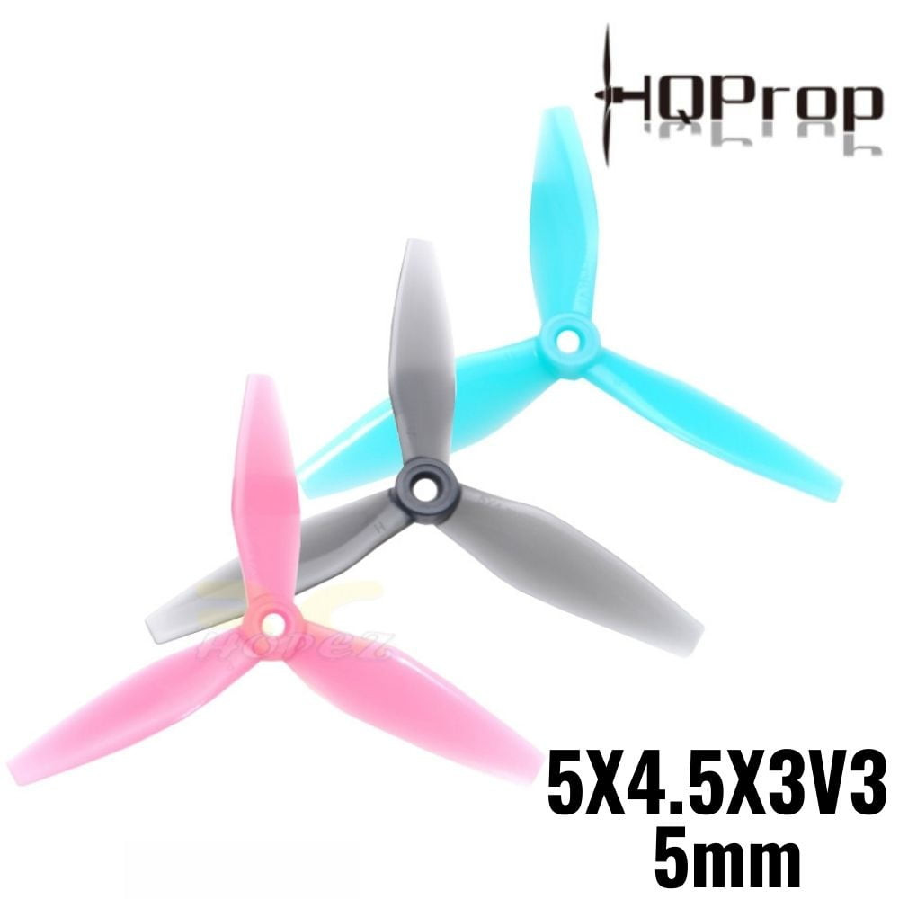 HQProp Durable 5X4.5X3V3 5mm Hole 3-blade Propeller (2 pairs/4pcs ...