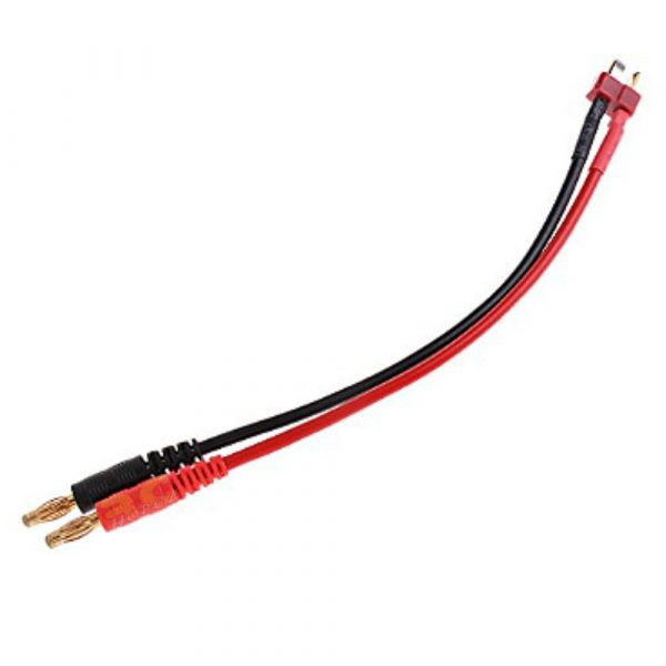 Cable Adaptador JST A Banana De 4mm | 21.6 Cm, Silicona 20AWG Para Cargador B6 Y Baterías LiPo