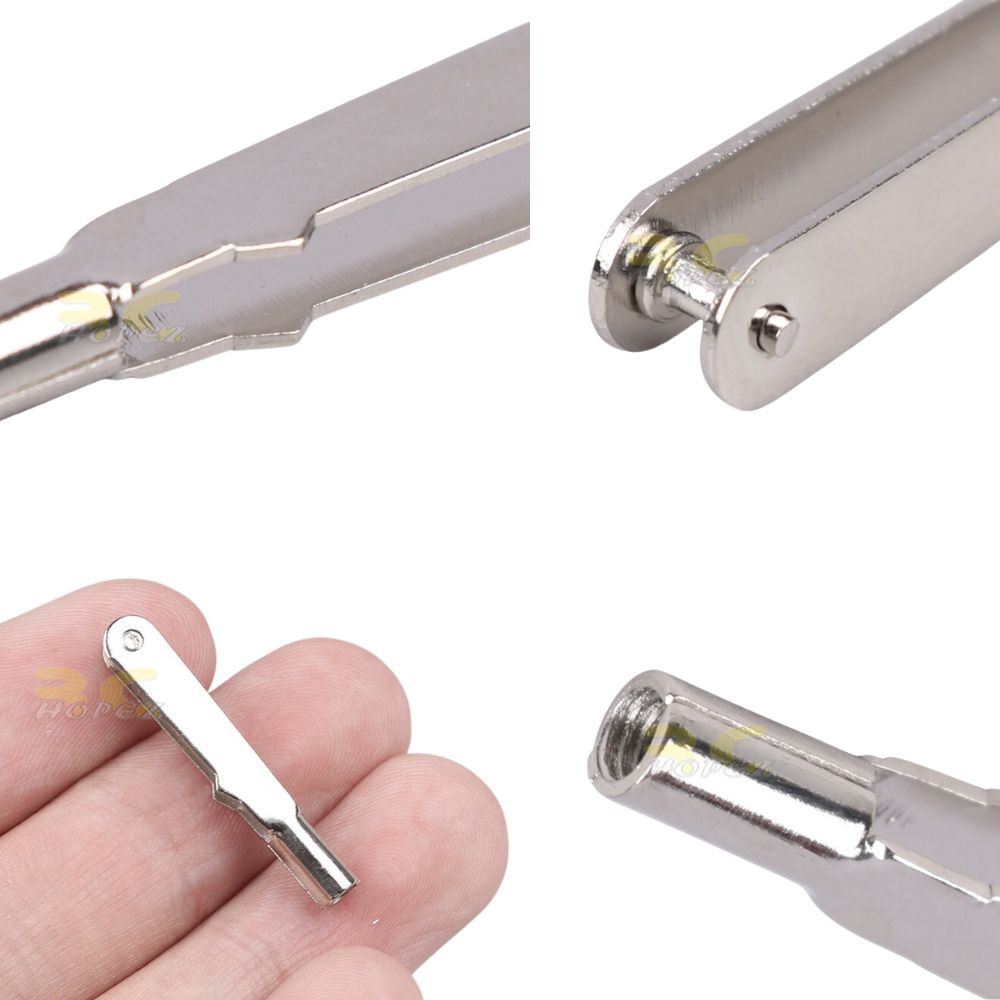 Uxcell 5x M1.2 White Nylon Clevis - 29mm Length For 1.2mm Shaft - RC Hobby Parts
