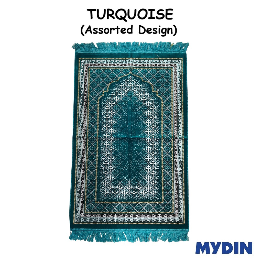 Aydin Sejadah Prayer Mat (70cm x 110cm) - 1 piece, Assorted Design - 6 Colours