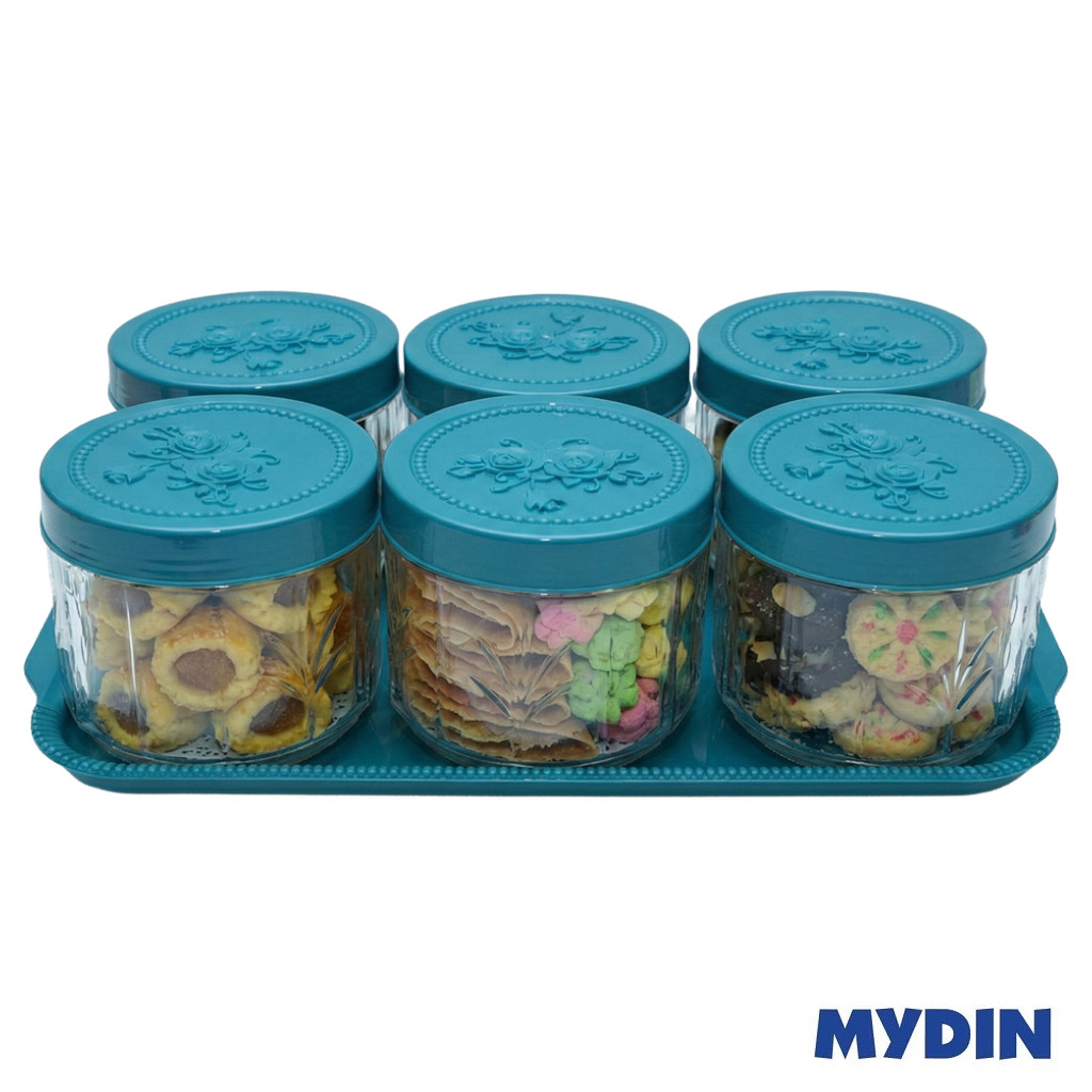 Mydin Canister Set - 740ml (6 pieces) MYD1150/6-002 - 2 Colours