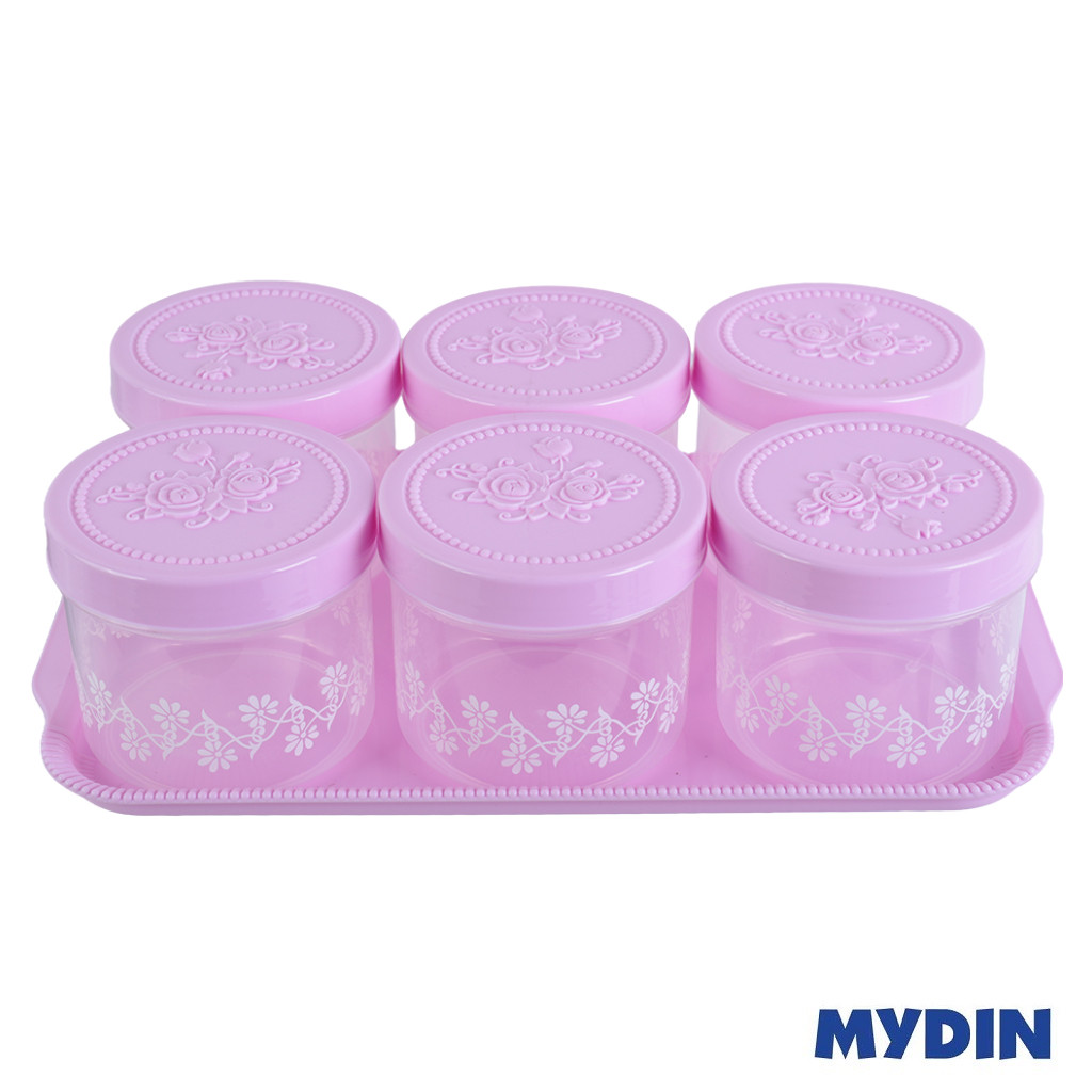 Mydin Canister Set - 740ml (6 pieces) MYD840/6-001 - 2 Colours