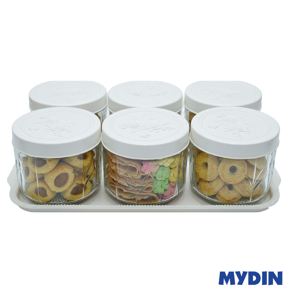 Mydin Canister Set - 740ml (6 pieces) MYD1150/6-002 - 2 Colours