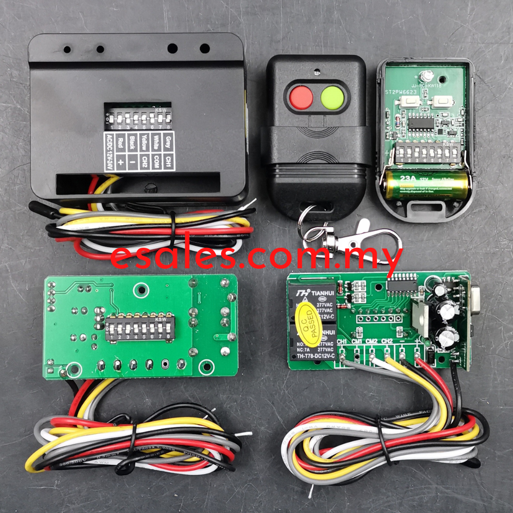 Auto Gate Remote Control ST2PW6552 JJRCKW118330Mhz, SMC5326 8 Digits