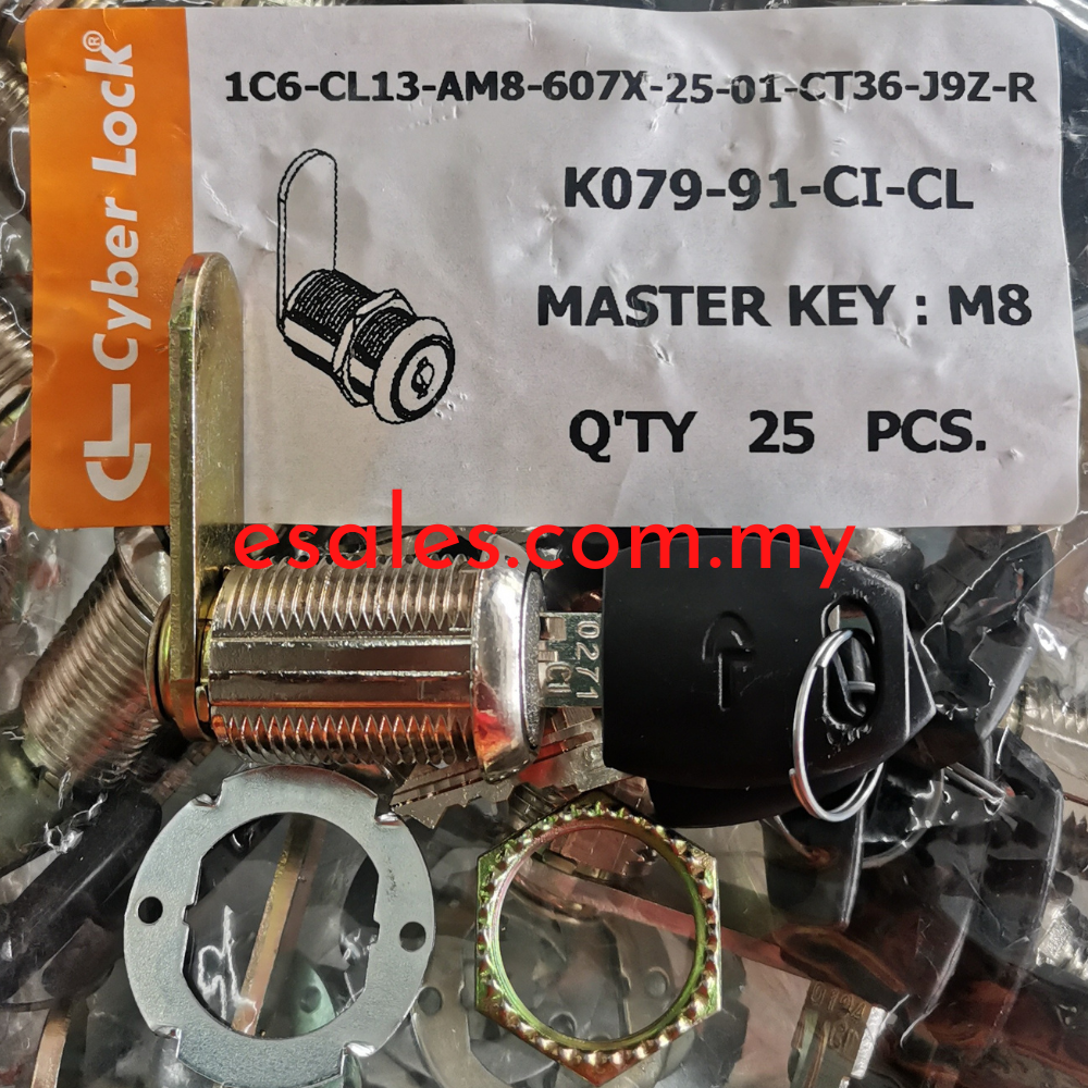 CL Cyber Lock CL13 AM8 607X-25-01CT36J-9Z-RK-079-91-CICL 25MM CAM LOCK ...