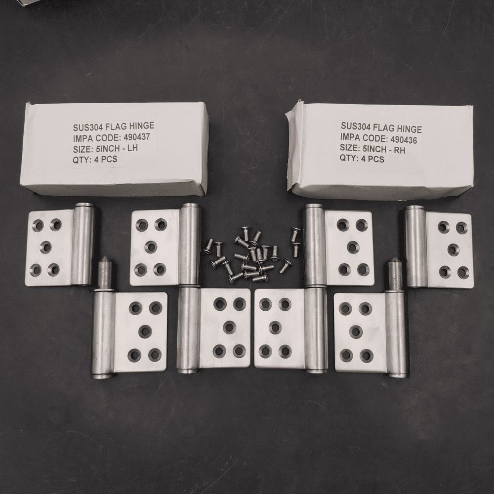 Flag Hinge 7141 RHO/LHRO SUS304 Stainless Steel Vessel Marine Flag ...